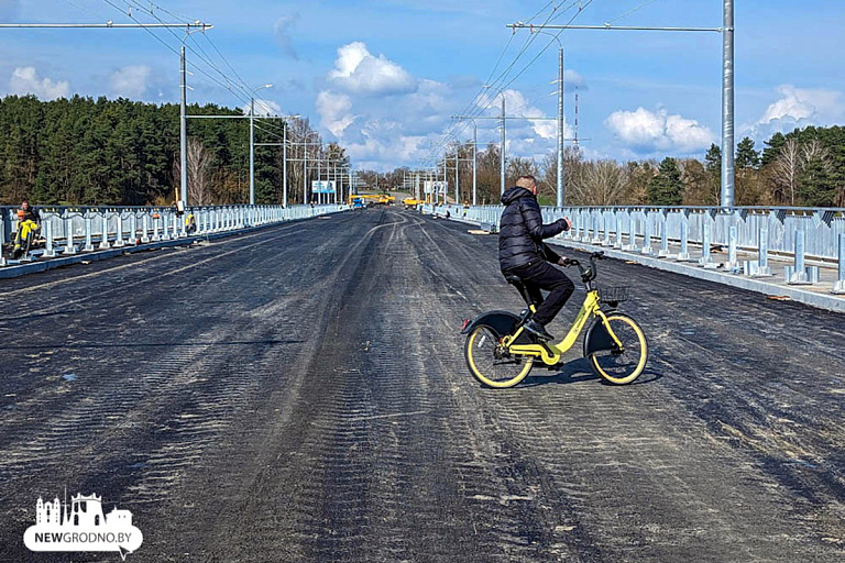 Мост в Гродно откроют раньше намеченного срока