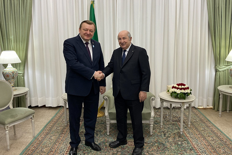 Министр Алейник встретился с президентом Алжира – МИД Беларуси