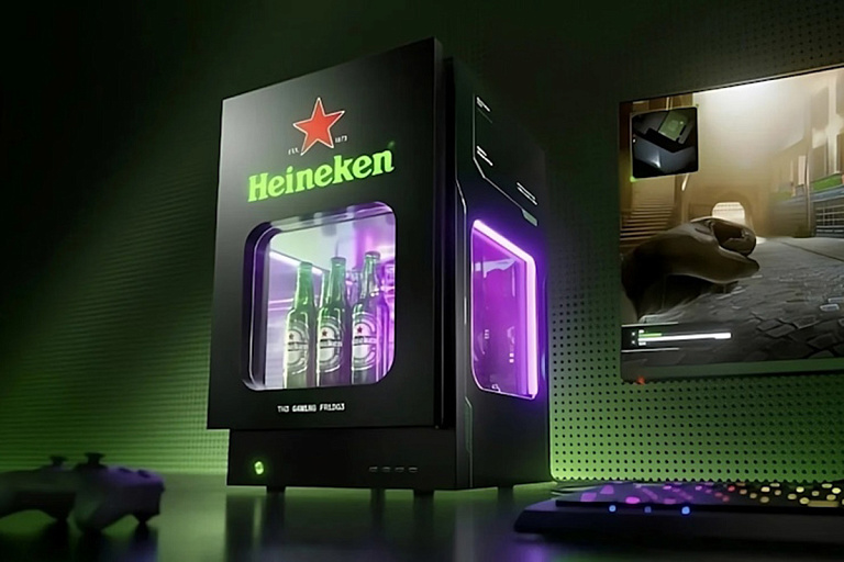 Heineken соединил холодильник и ПК в одно устройство – просто идеально