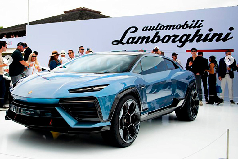 Lamborghini показала концепт своего первого электрокара Lanzador