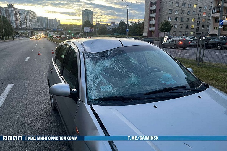 Курьера "Яндекс еды" сбил пьяный водитель
