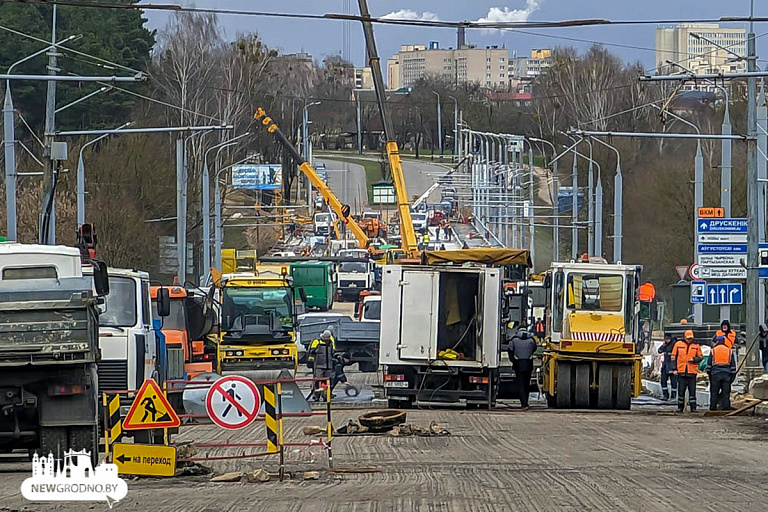 В Гродно завершается реконструкция моста через Неман