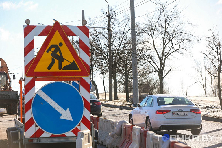 Начался ремонт очередного путепровода в Минске