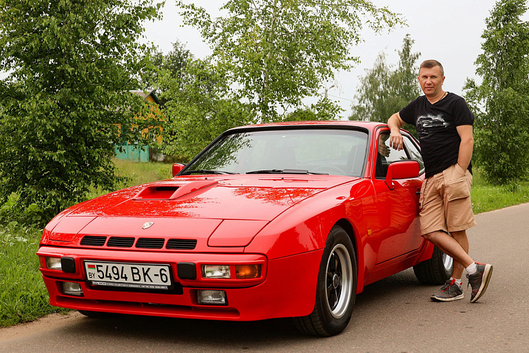 Машина мечты: могилевчанин вернул к жизни Porsche 924