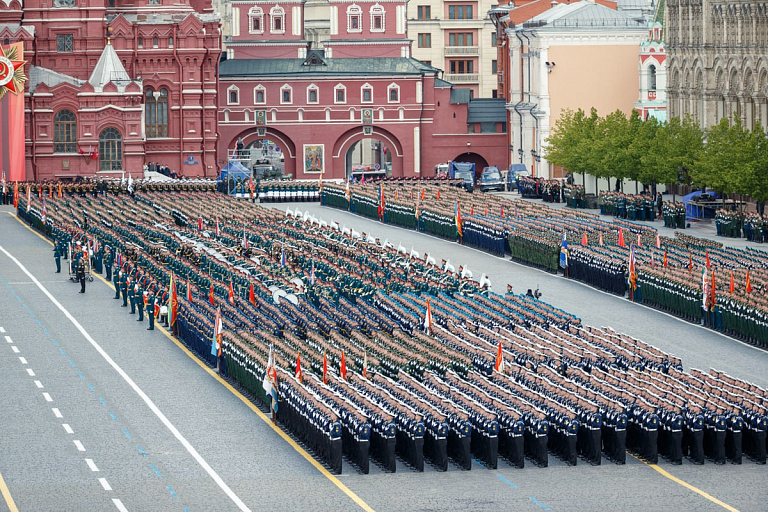 Лукашенко принял участие в качестве гостя в параде на День Победы в Москве