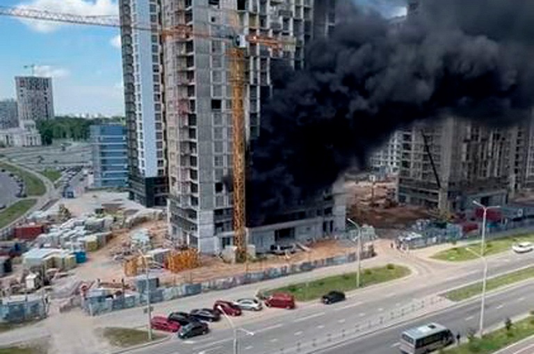 В "Минск-Мире" был пожар, выезжали спасатели – видео