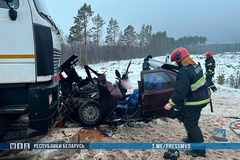 В страшной аварии под Кричевом погибли двое