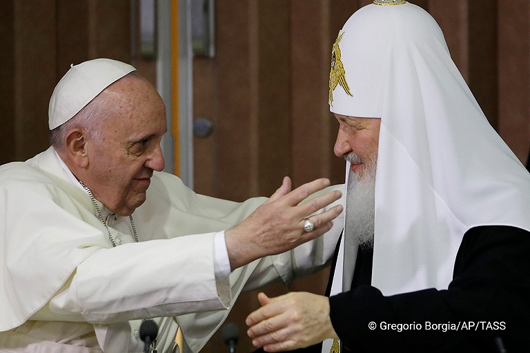 Патриарх Кирилл не будет встречаться с Папой Римским в сентябре