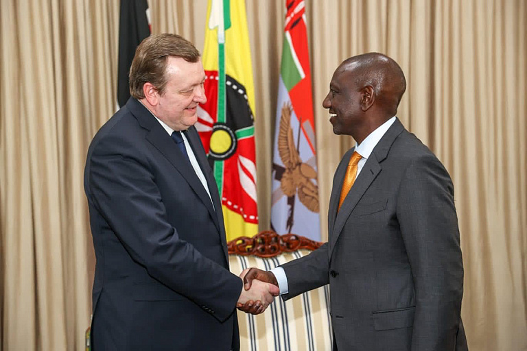 Глава МИД Сергей Алейник встретился с президентом Кении