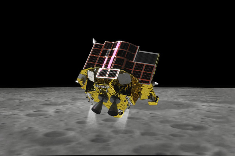 Первый японский космический корабль совершил посадку на Луне