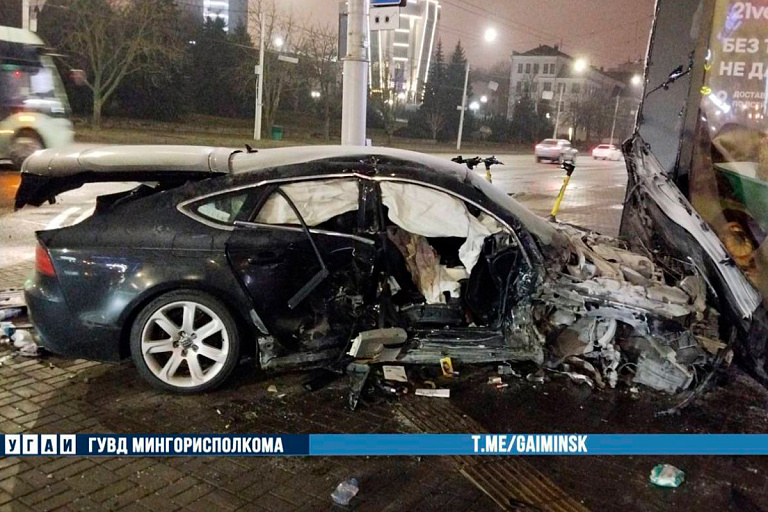 Жесткая авария произошла в центре Минска – четверо пострадавших