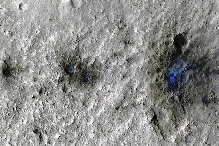 Человечество впервые записало звук падения метеорита на другой планете