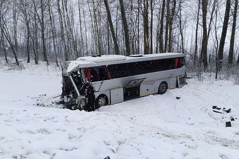 В ДТП с пассажирским автобусом в Брянской области погиб белорус
