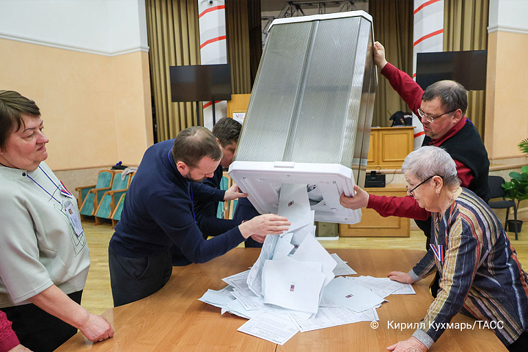 ЦИК РФ объявила предварительные итоги президентских выборов в России