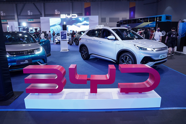 Китайский BYD обошел Hyundai, Ford, Chevrolet на мировых рынках авто