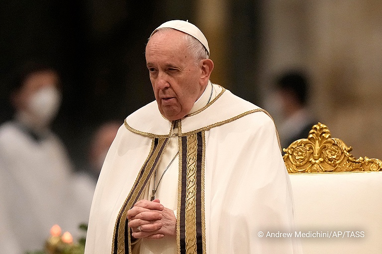 Папа Римский назвал переговоры "единственным решением" конфликта в Украине