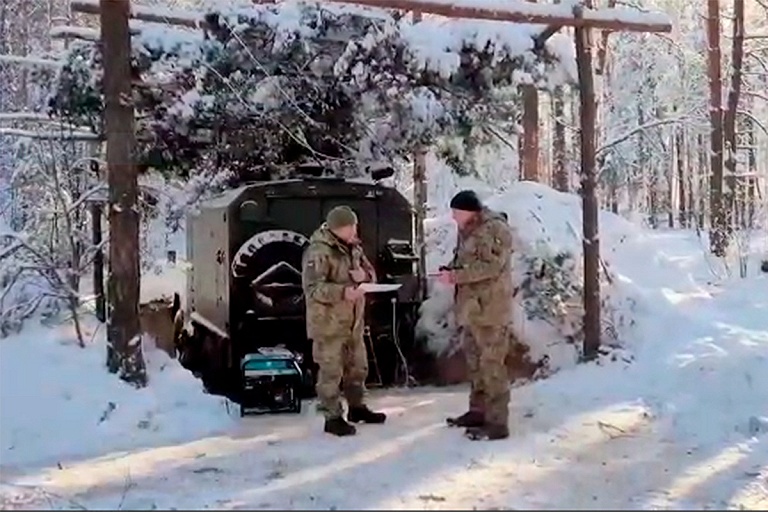Украинские военные провели учения вблизи границы с Беларусью